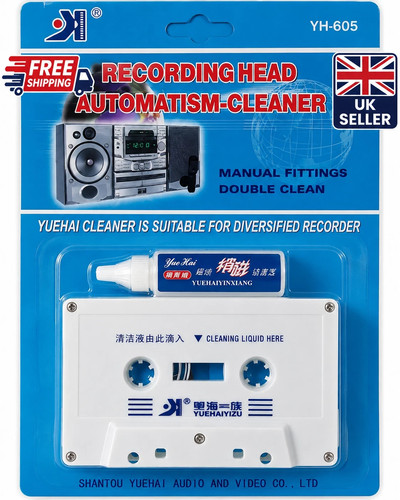 Cassette tape for - cassette, cleaner
