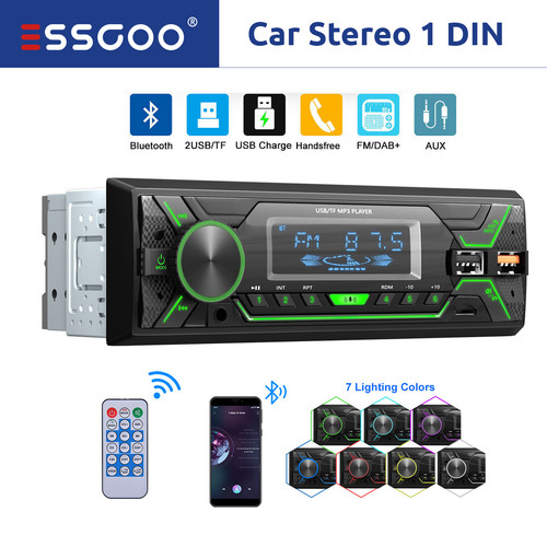 Car stereo radio - stereo, single