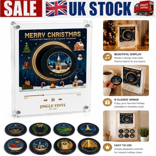 Christmas vinyl player - vinyl, fridge