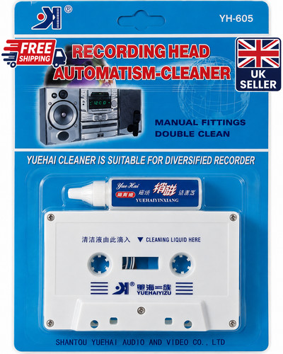 Cassette tape for head cleaner - for,